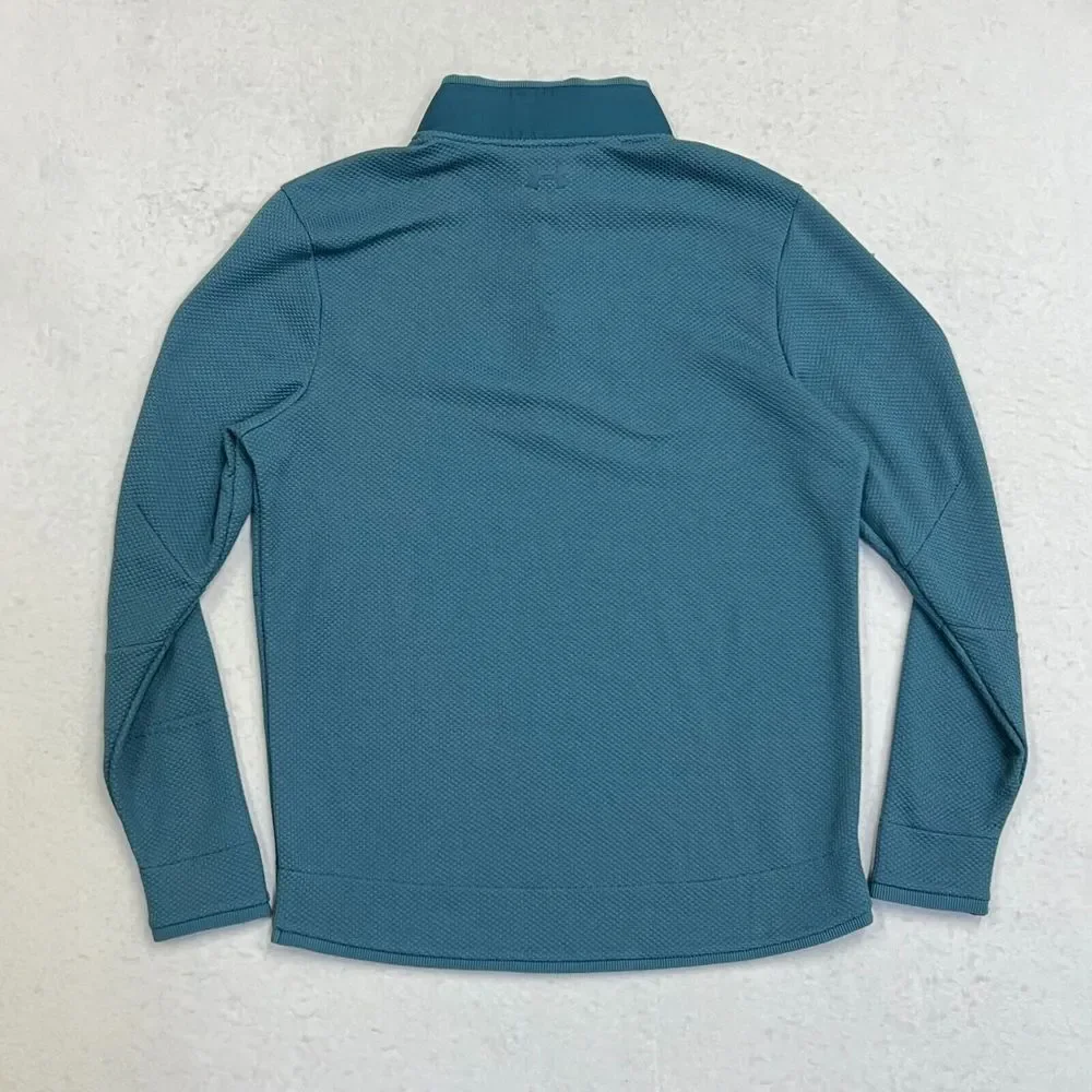 Mens Under Armour Blue 1/4 Snap Golf Lightweight Pullover Sweatshirt Size Medium - Picture 2 of 3